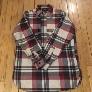 Ralph Lauren RRL Plaid Flannel w/ zipper closure